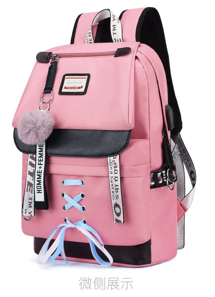 

Waterproof Kawaii Backpack Harajuku Large Capacity School Backpack Girls Handbags Shoulder Bags Bolsa Feminina Bolsos Mochilas