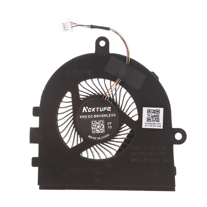 

1PC Laptop CPU Cooling Fan for Dell 3480 3481 DC5V 4pin 4wire Cooler Dropship