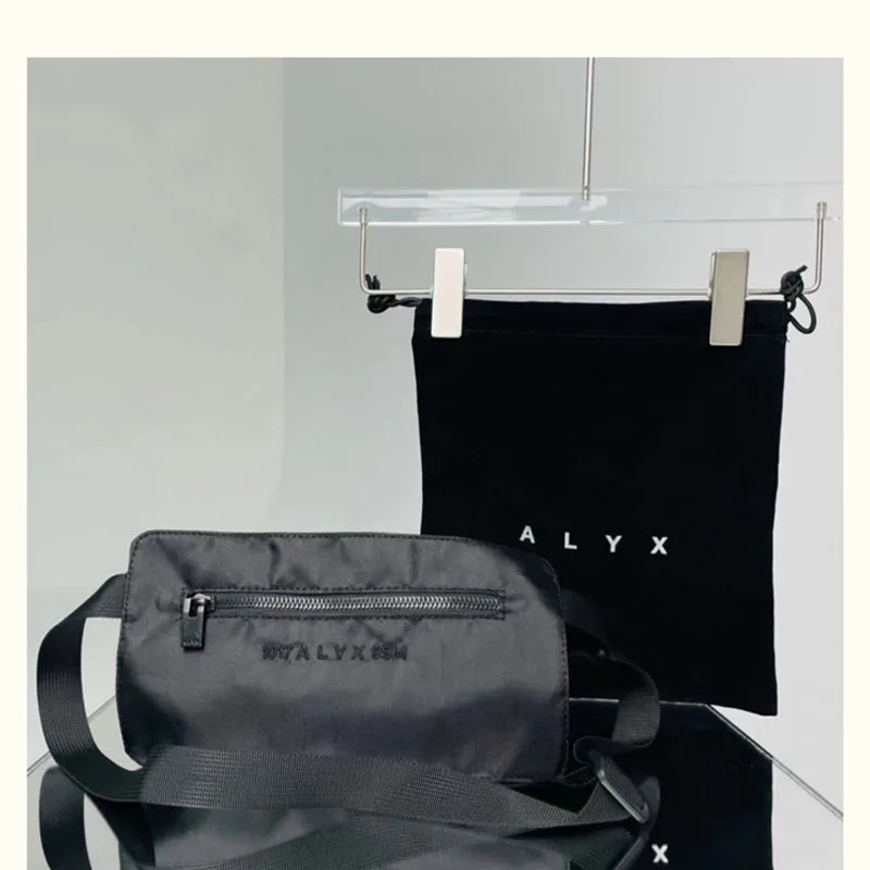 

Сумка на плечо ALYX с вышивкой для мужчин, простой саквояж для влюбленных, тканевый мессенджер высокого качества, мешок для спортзала, 1:1