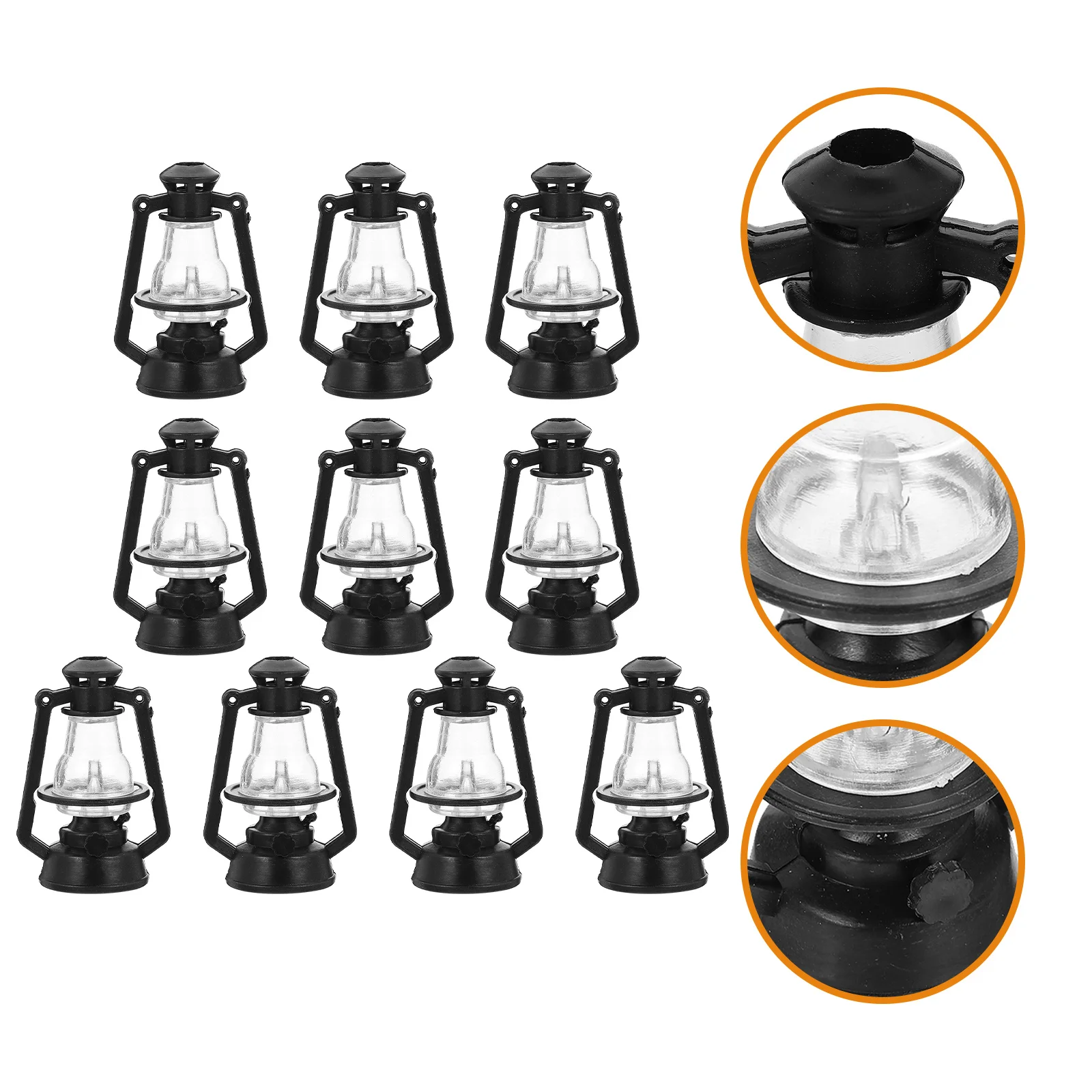 

Mini Kerosene Lamp Halloween Party Lantern Light Decor Hanging Miniature Props Small Adorn Dining Table Decorations