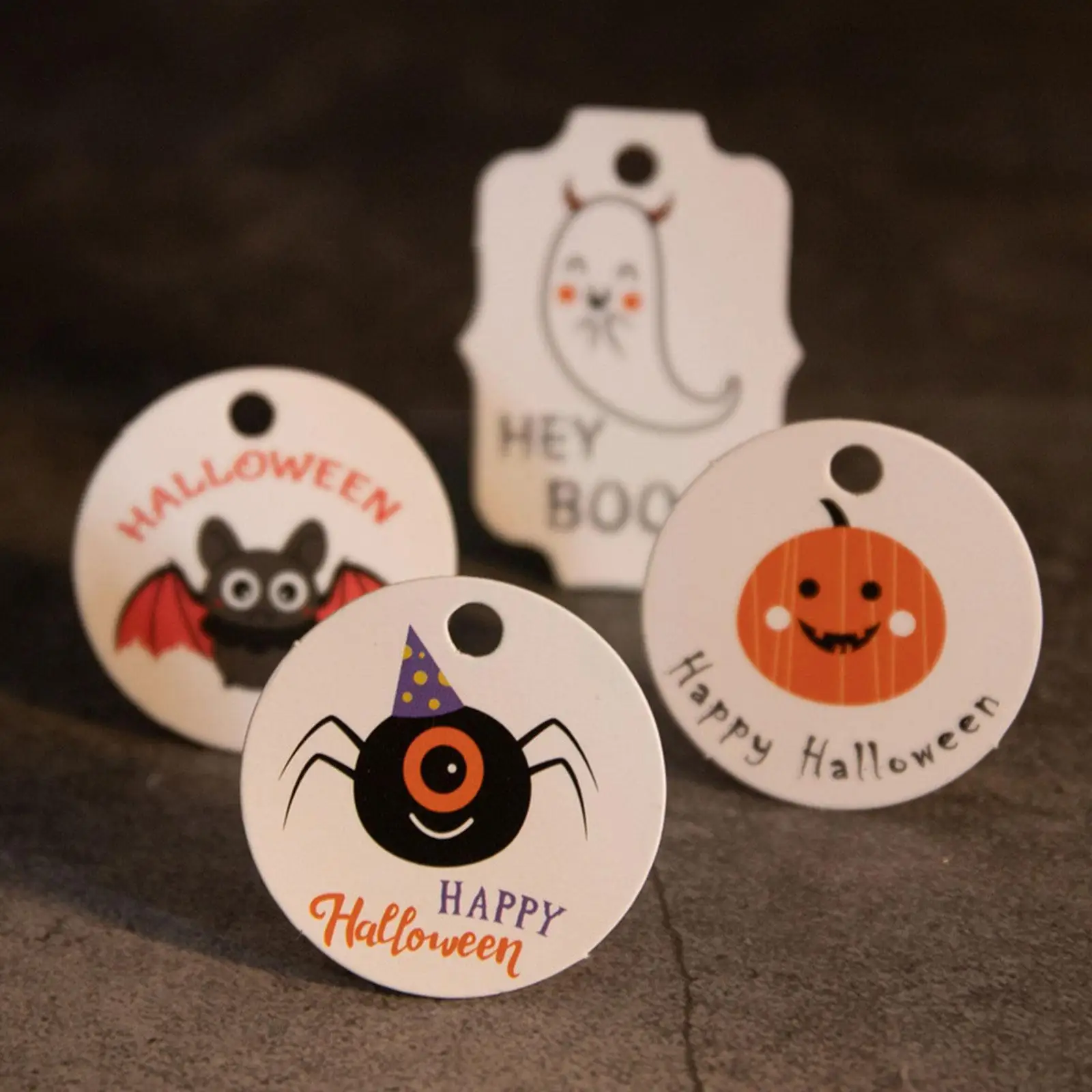 

Halloween Tag Halloween Gift Bag Candy Box Decoration Bag Halloween Hanging Decoration Card Tag Candy Q9Y1