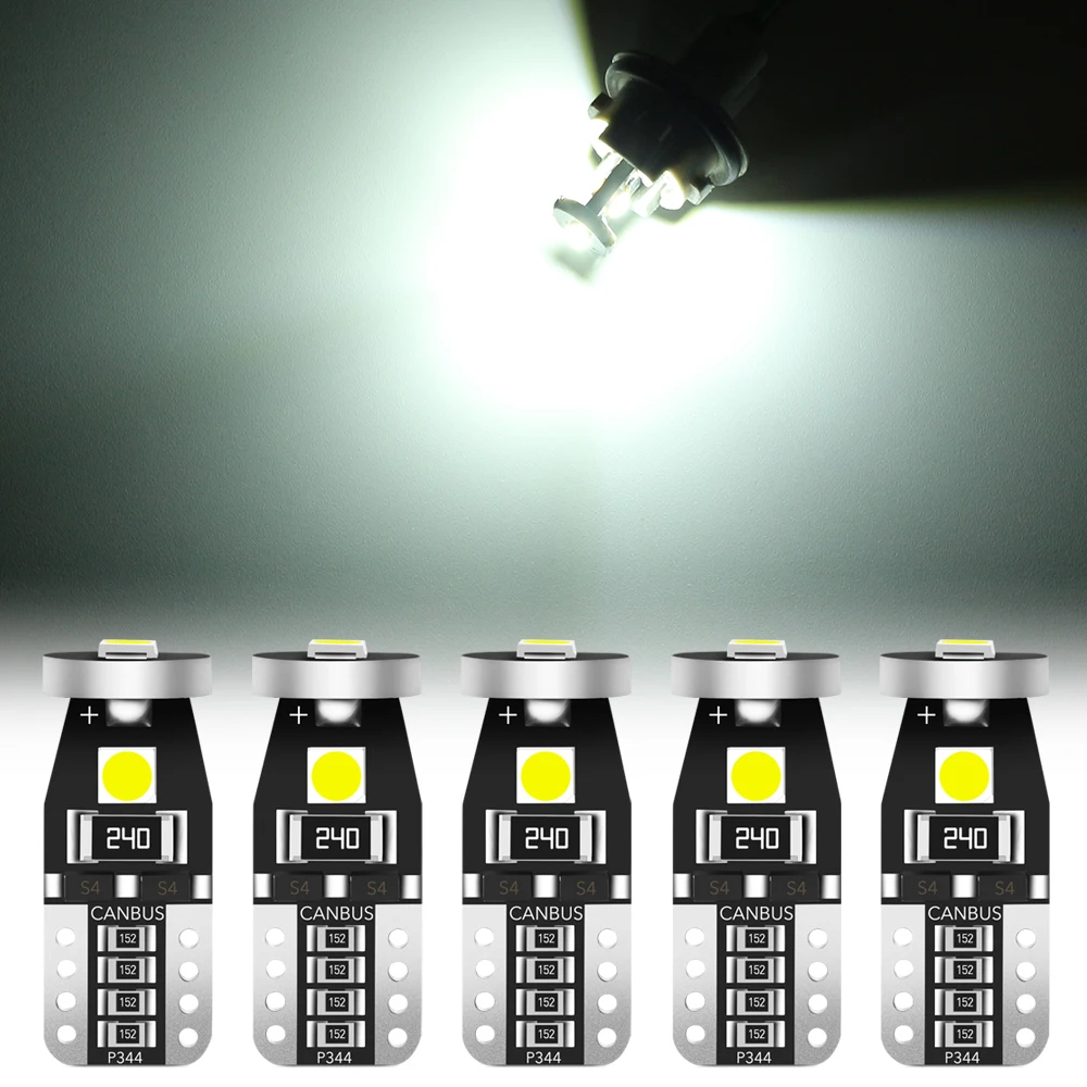 

2x T10 W5W 194 LED Bulbs Car Interior Lights Accessories for renault arkana duster logan kaptur sandero laguna kangoo megan clio