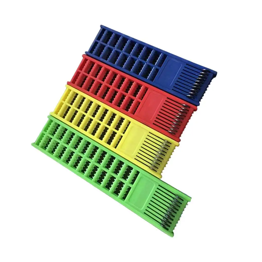 

4pcs Lightweight Portable Fish Rig Storage Waterproof Spring Hanging Sub-line Board Convenient Well-Organized Winding Board