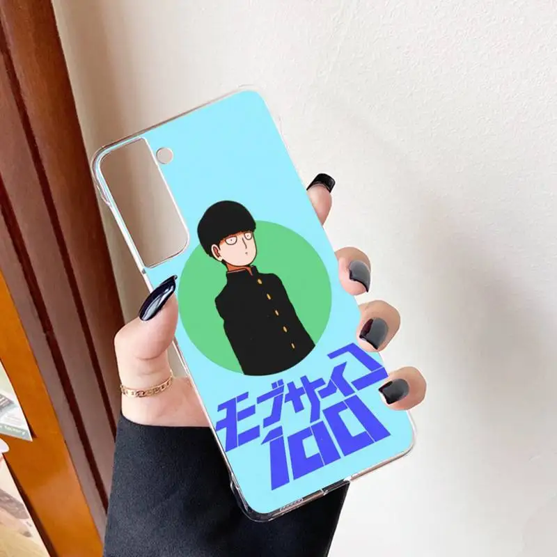 Mob Psycho 100 Phone Case for Samsung S21 A10 for Redmi Note 7 9 for Huawei P30Pro Honor 8X 10i Cover