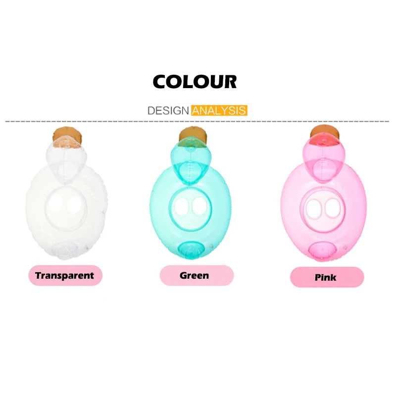 Детское прозрачное кольцо для купания Детская летняя игрушка |