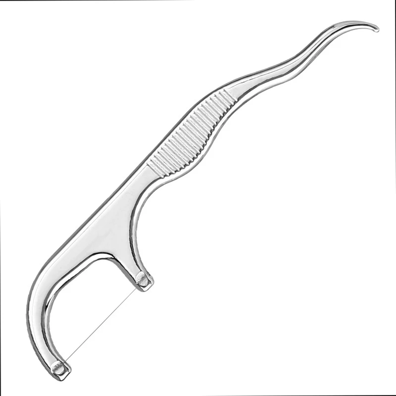 Портативная уличная зубочистка из нержавеющей стали алюминиевый металлический