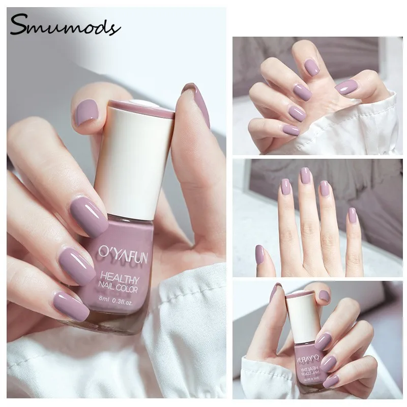 

Smumods 15 Colors Nail Polish Peel Off Glitter Sequins Varnish Matte Quick Dry Waterproof Lasting Nail Polish jelly nail polish