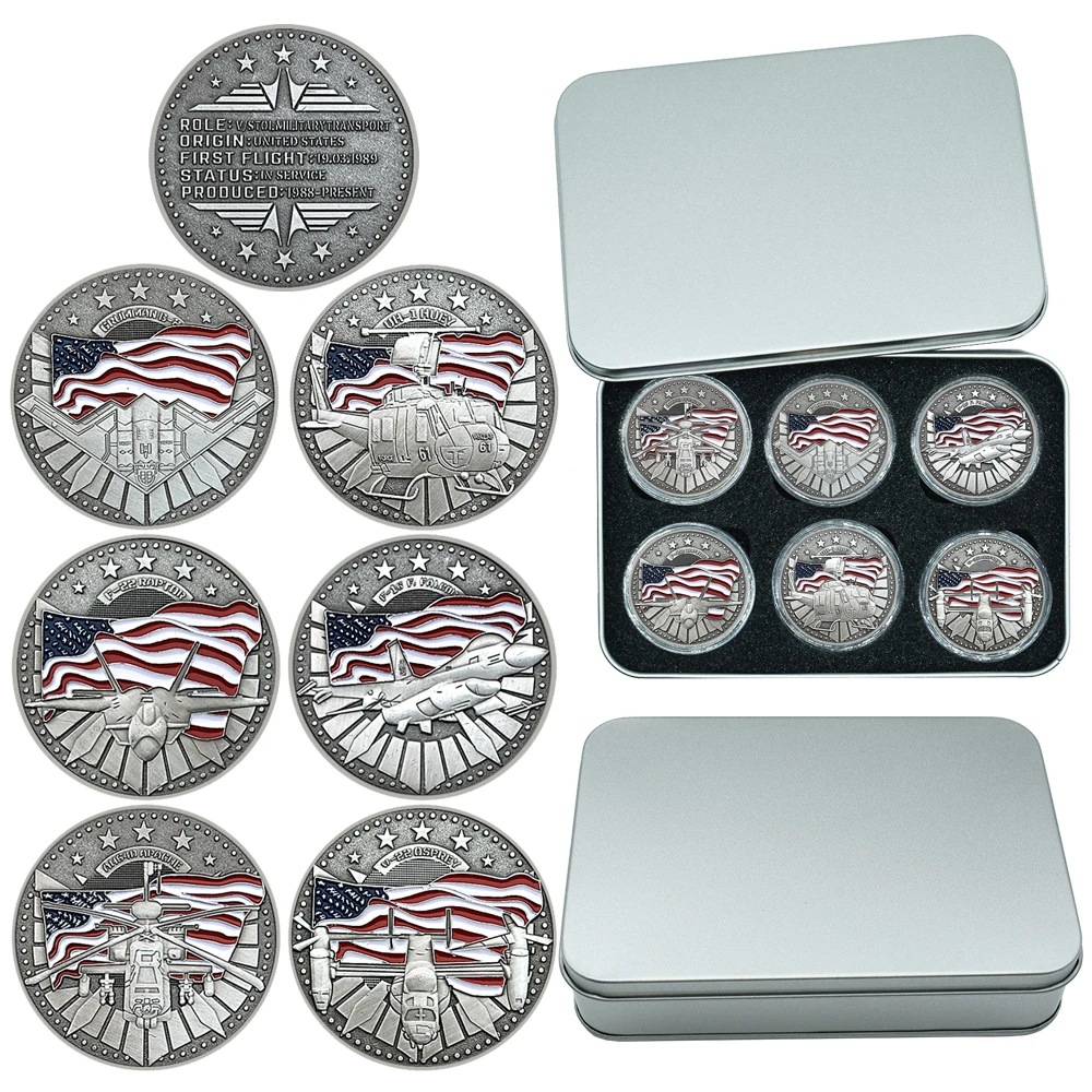 

Ретро монета Boeing F-16