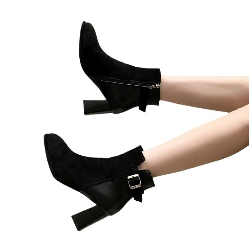 Rock Shoes женские резиновые сапоги зимняя обувь ботинки на молнии роскошные