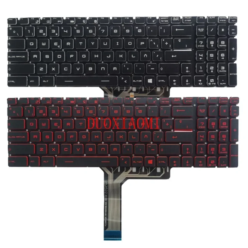 Латиноамериканская Клавиатура для ноутбука MSI GP62