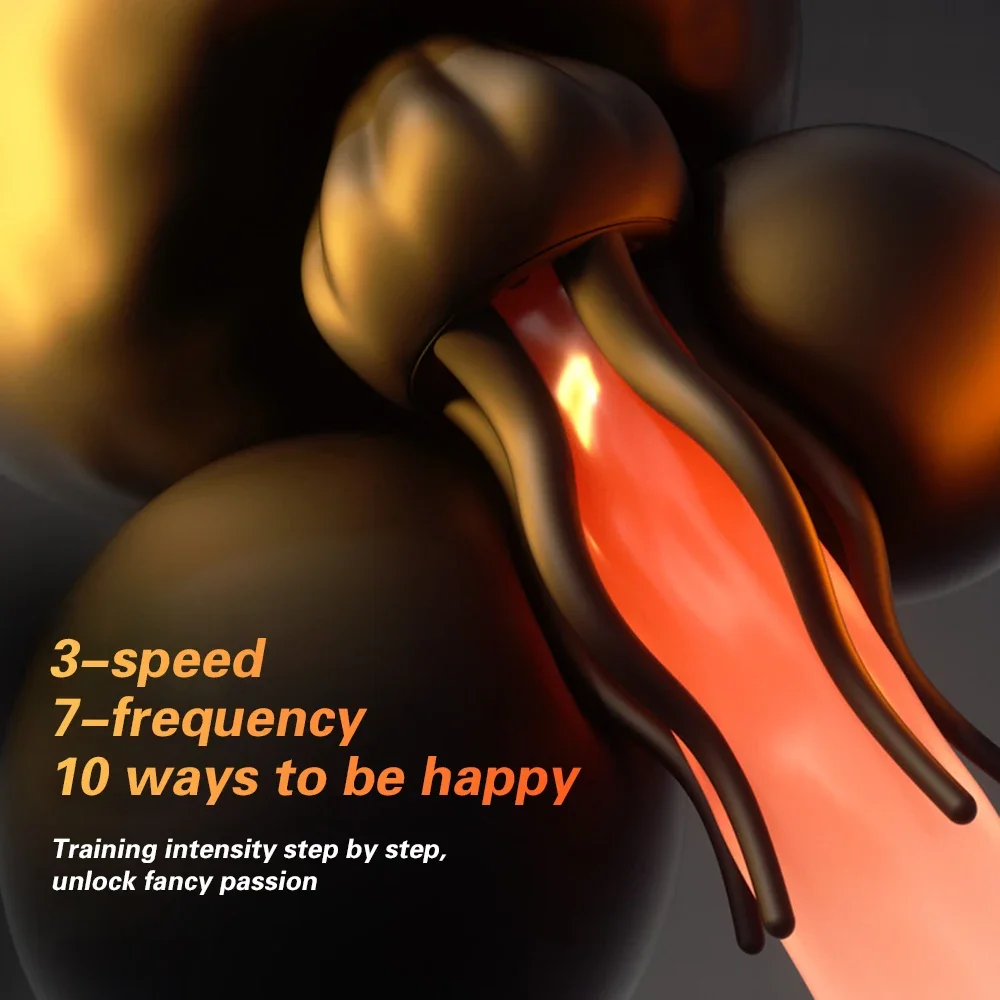 Массажер для пениса с кольцом задержки эякуляции