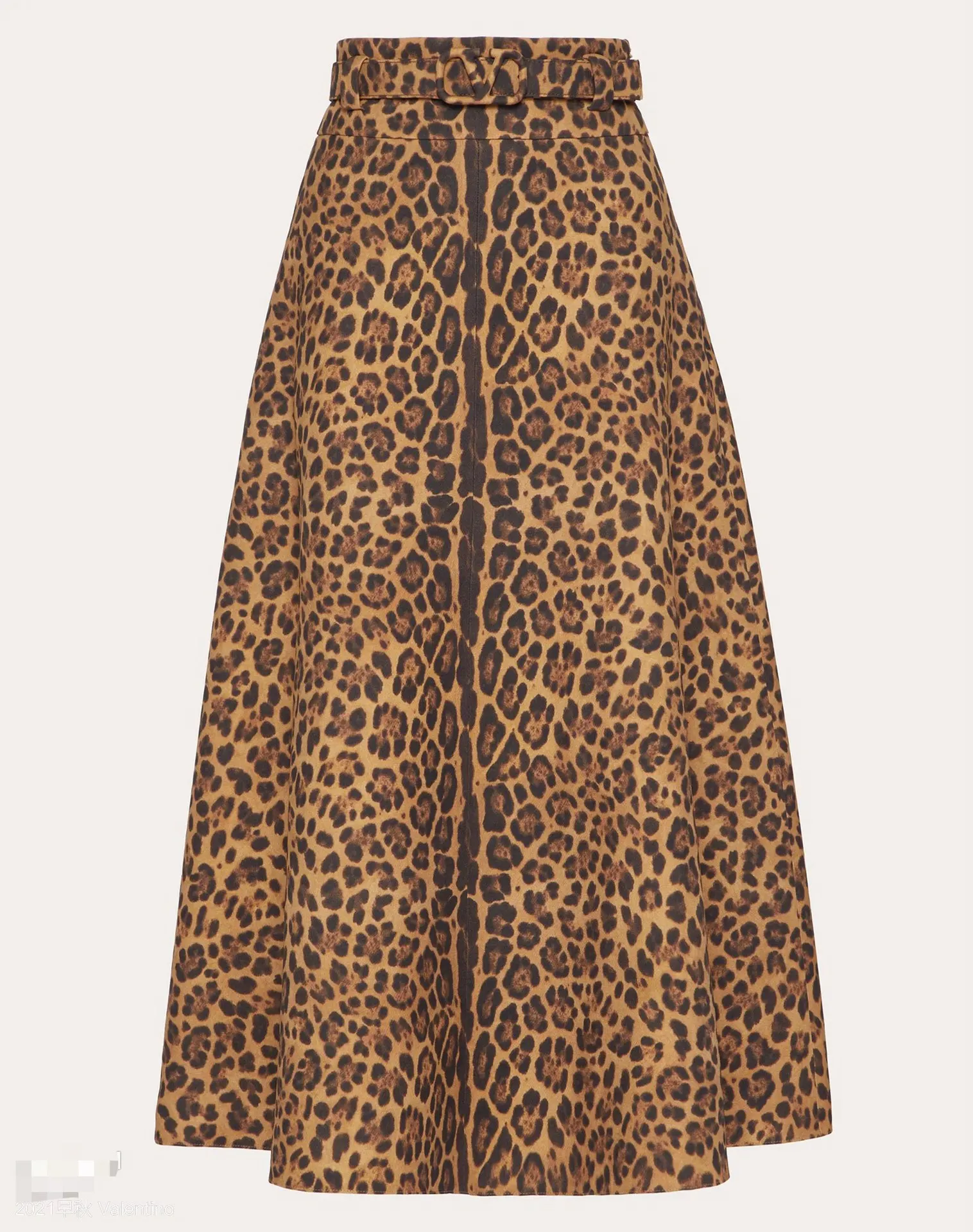 

2022 New Arrival Top Quality All-matching Leopard Midi Skirt Women