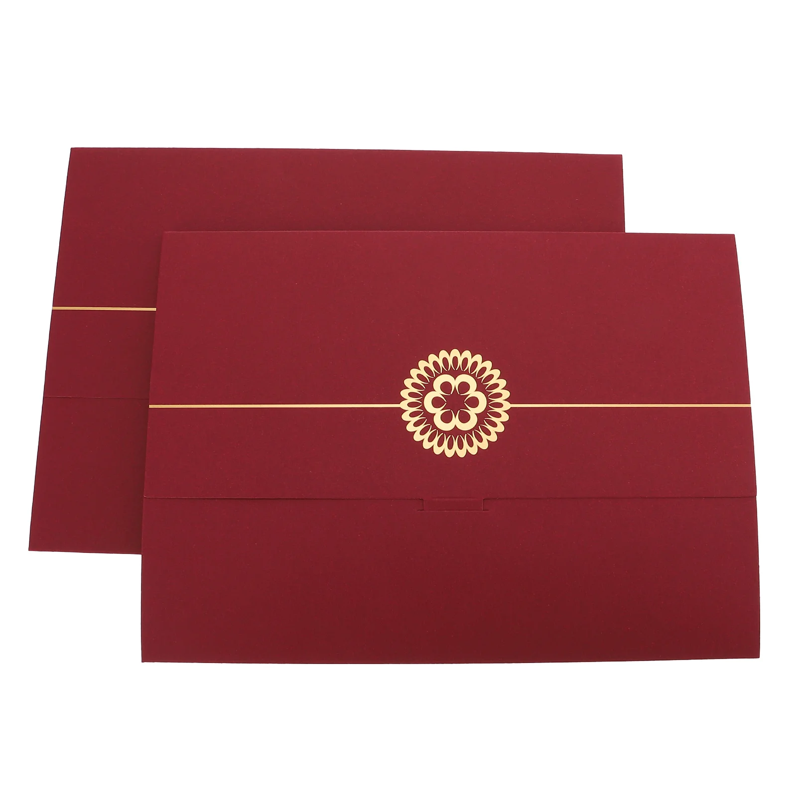 

Красные папки для файлов, 2 шт., Обложка, бумажный держатель, Защитный Конверт для документов, премия
