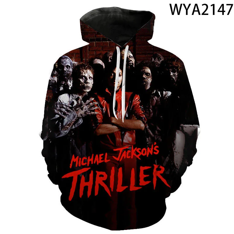 

2022 New Men Women Children Michael Jackson Hoodies Casual Fashion 3D Printed Pullover Sweatshirts Boy Girl Kids Hoody Jacket