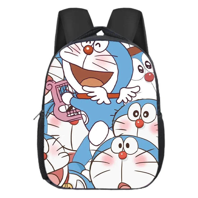

Doraemon Cartoon Simple Backpack Boy and Girls Burden Reduction Children's School Bags for Primary and Secondary School Students