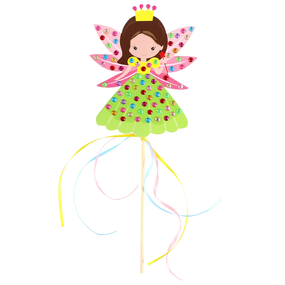 

2 Sets Fairy Wand Making Kit Lovely Craft DIY Material Package Educational Gift for Children Kids