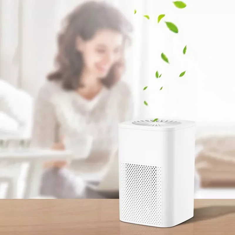 

Air Purifier Ionizer Generator Deodorizer USB Home Air Cleaner Remove Formaldehyde PM2.5 Smoke Odor Allergies Pets Hair
