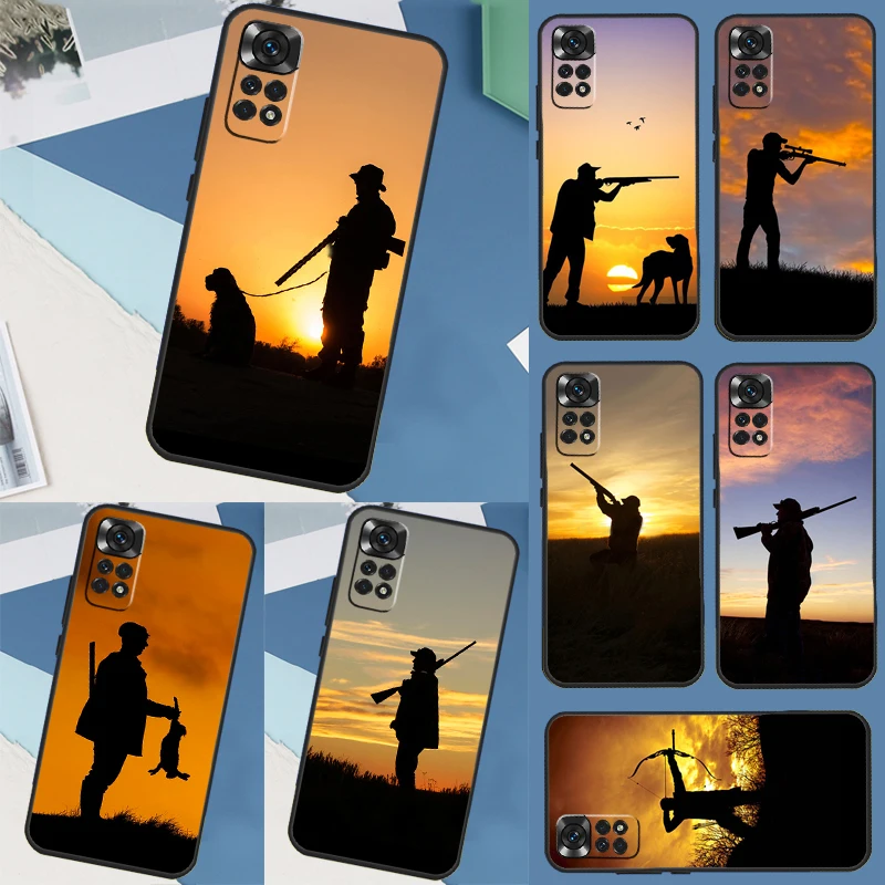 Охотничий чехол Hunter Dog для Xiaomi Redmi Note 12 11 10 9 8 Pro 12S 11S 10S 9S 8T 10A 10C 9A 9C 9T 12C
