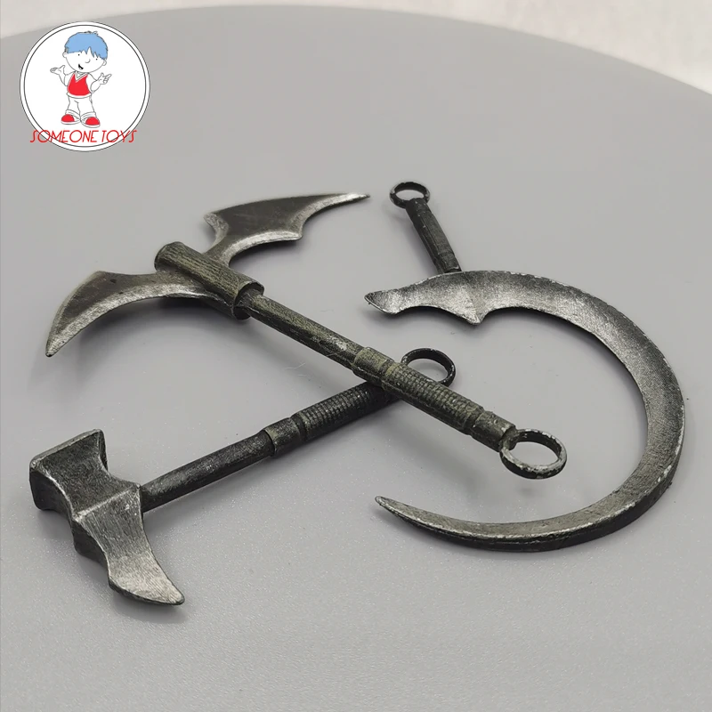 

Масштаб 1/6, мужская модель, холодное оружие, молоток, двухсторонний крючок, серп, игрушка, модель для 12-дюймовых экшн-фигурок, аксессуары