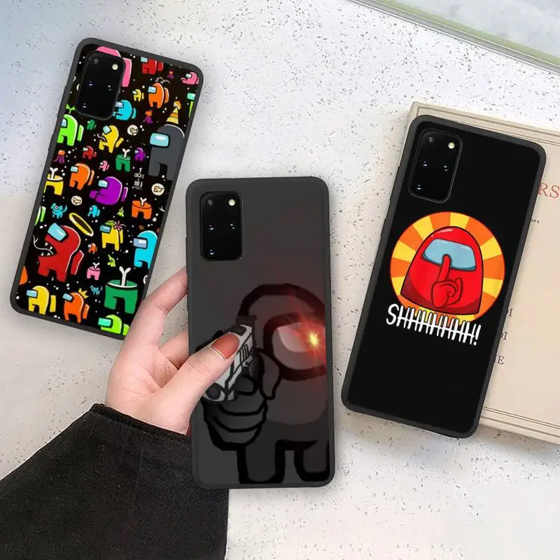 

Among-Us-Game Phone Case Soft For Samsung Galaxy Note20 ultra 7 8 9 10 Plus lite M21 M31S M30S M51 Cover