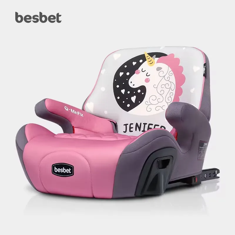 Portable Baby Infant Child Car Safety Seat ISOFIX Interface Booster Seat for Baby Child Booster Pad Travel Car Safety Seat