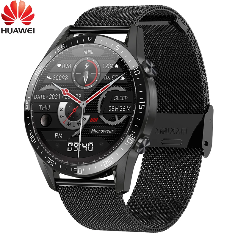 

Huawei Smart Watch Men Android IP68 Fitness Tracker Full Touch Screen Smartwatch Women ECG Smart Watch for Android Phone