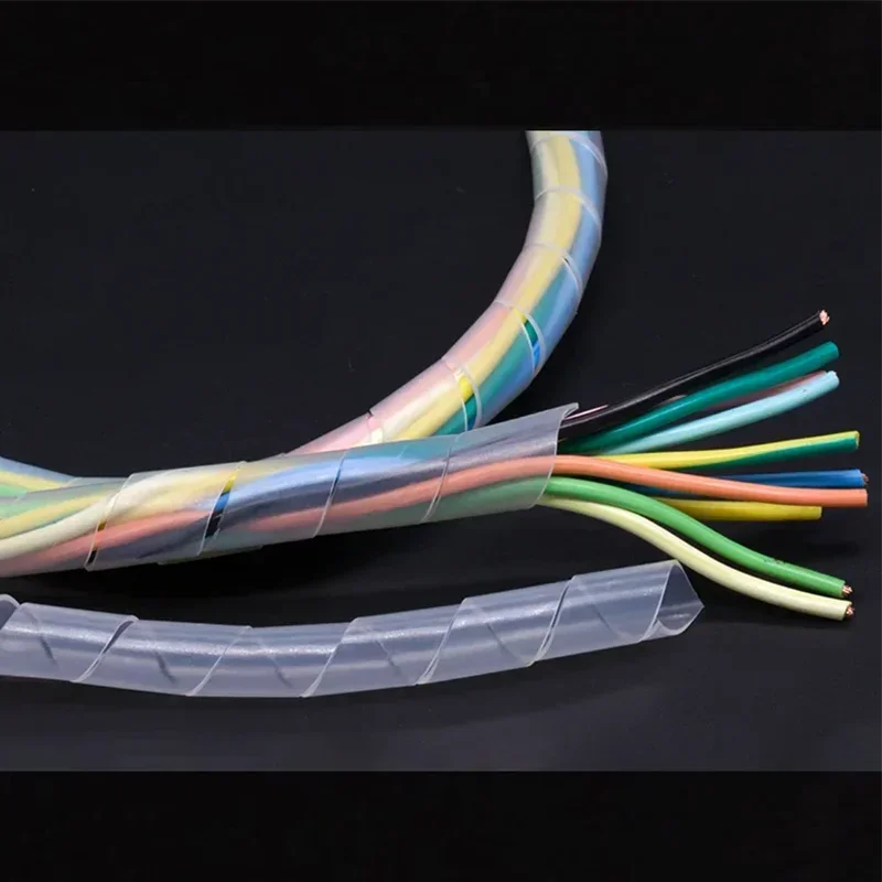 Спиральная обмотка для обмотки труб 4-30 мм органайзер проводов втулка кабеля