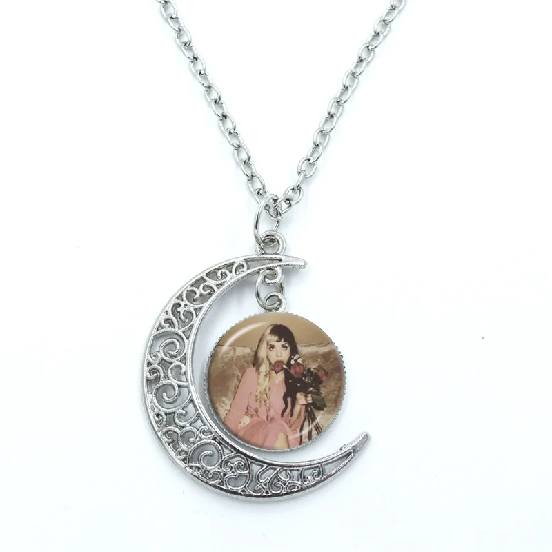 Мелини Мартинез фея девушка Y2K искусственное полумесяц ожерелье эффектные