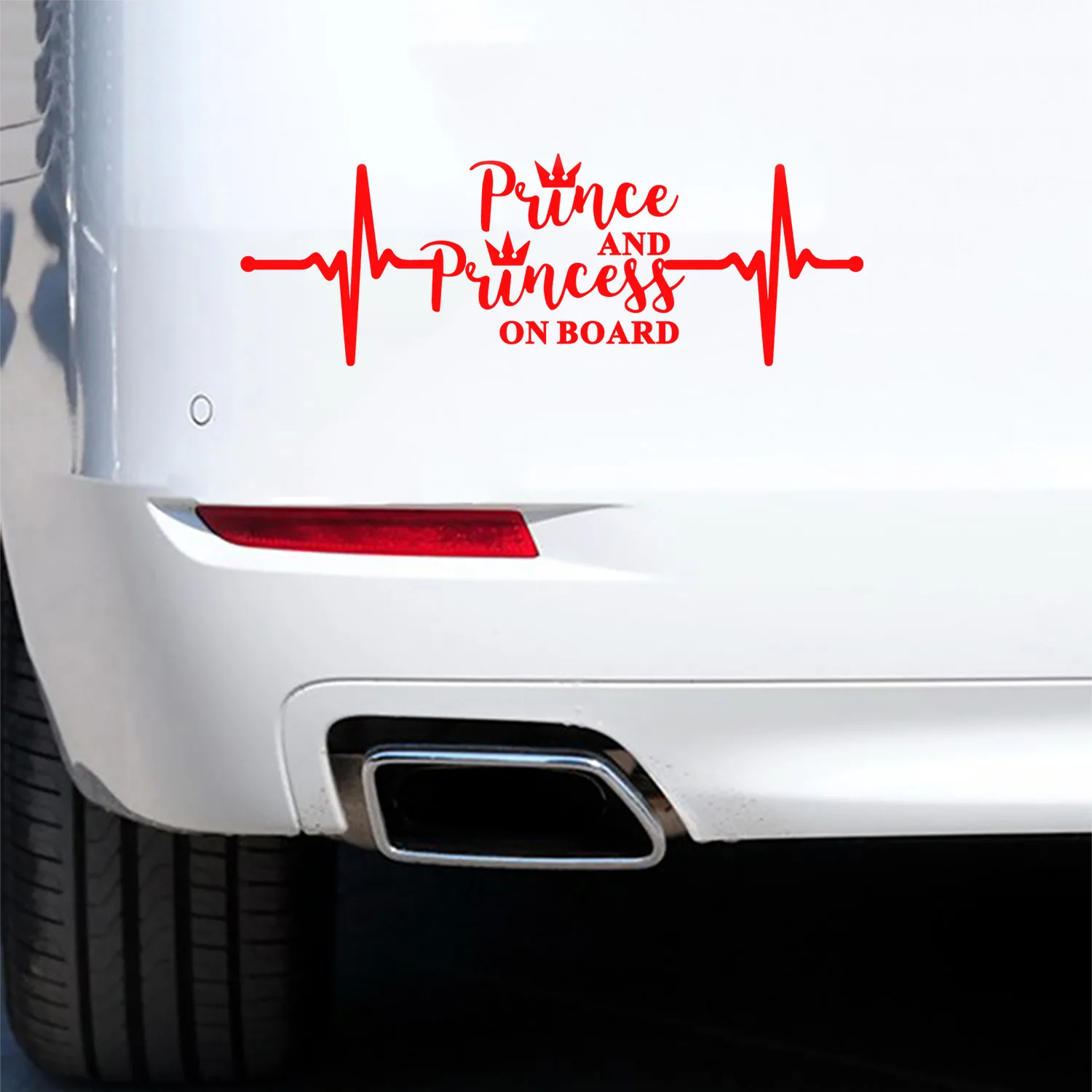 Автомобильная Виниловая Наклейка 22*7 5 см с изображением пульса принца и