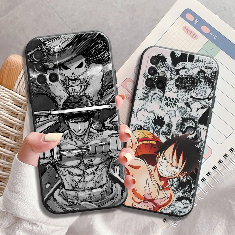 

Japan Anime One Piece Phone Cases For Samsung S20 FE S20 Lite S8 Plus S9 Plus S10 S10E S10 Lite M11 M12 S21 Ultra Smartphone