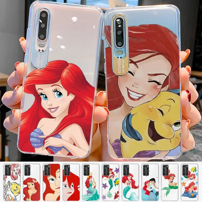 

Disney Ariel The Mermaid Phone Case for Samsung S20 ULTRA S30 for Redmi 8 for Xiaomi Note10 for Huawei Y6 Y5 cover