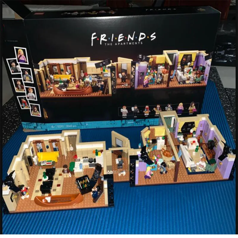 

Classic TV show Downtown Building Friends Party The Friends Apartments 10292 21319 Coffee Shop Building Model Toy Gift