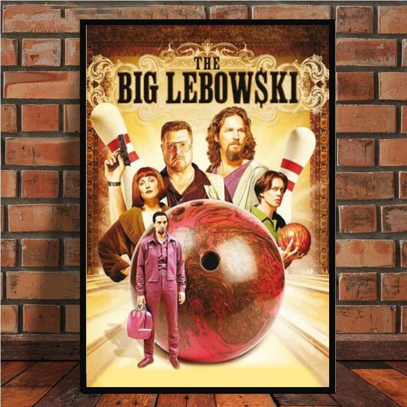 The Big Lebowski (1998) классический фильм плакат Обложка фото холст печать квартира
