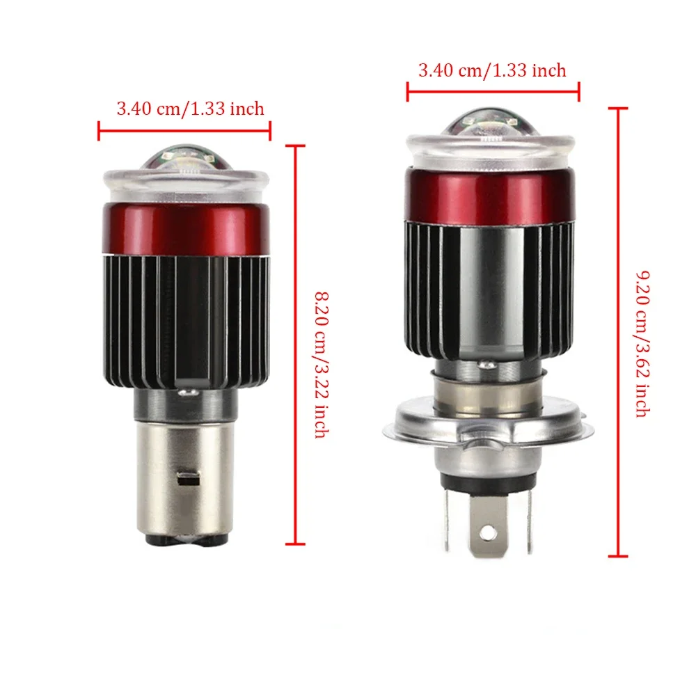 1 шт. CSP Devil Eye H4 LED Moto H6 BA20D светодиодные лампы для мотоциклетных фар белый желтый Hi Lo