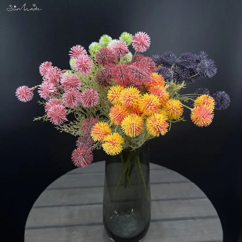 

SunMade Ins Berry Ball Branch Plastic Artificial Flowers Wedding Home Garden Decoration Plantas Artificales Living Room Decor