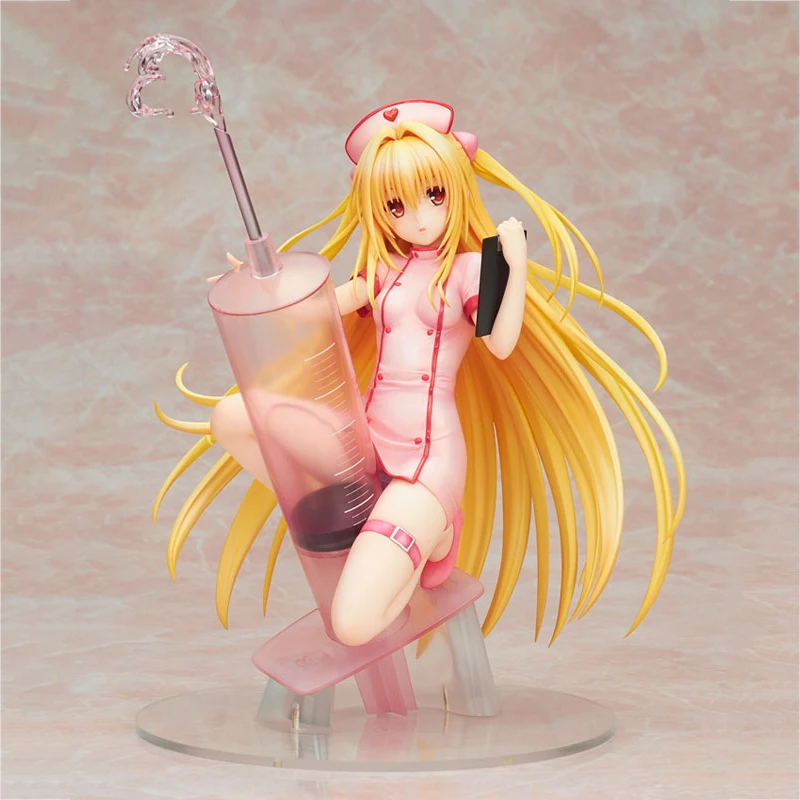 

Sexy Girl Anime To Love Ru Darkness Golden Darkness Konjiki No Yami Nurse Ver. 1/7 Scale Action Figure Figurines Model Toy