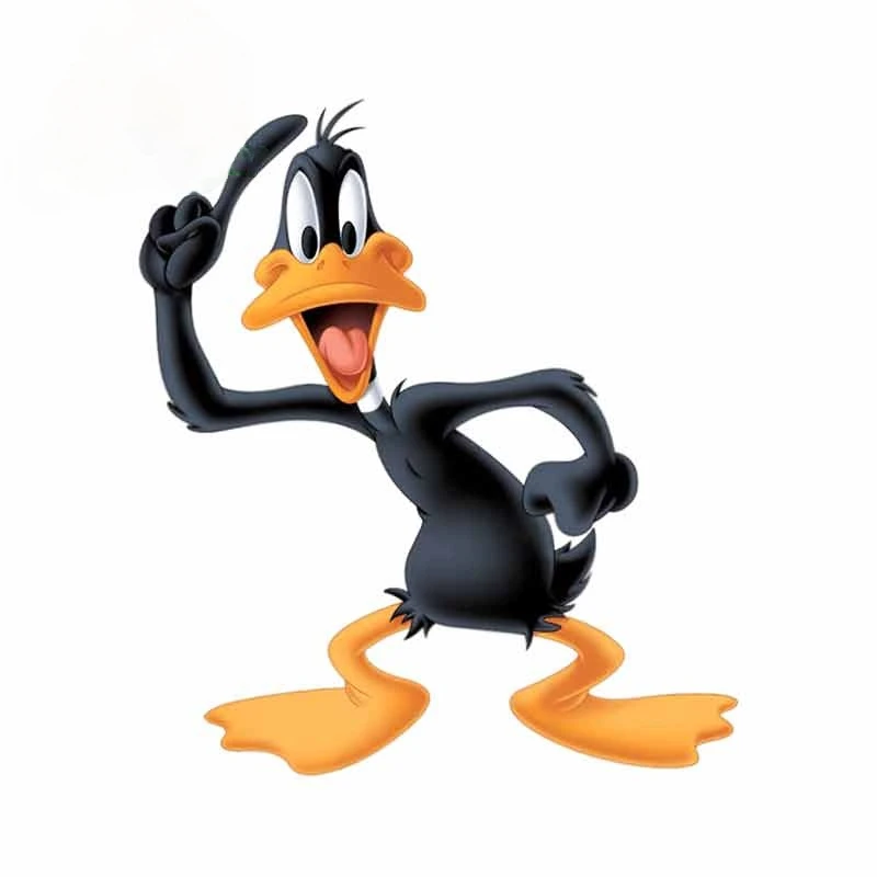 

Забавные мультяшные наклейки на автомобиль Daffy Duck, «сделай сам», наклейка, Солнцезащитный Стайлинг автомобиля для JDM SUV RV чемодан для скейтбо...
