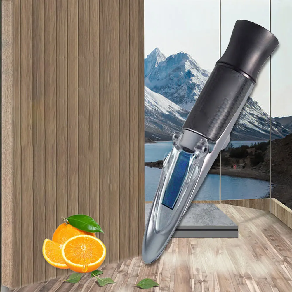 

Handheld Refractometer Sugar Concentration Meter Density Meter Brix Fruit Juice Cutting Fluid Concentration