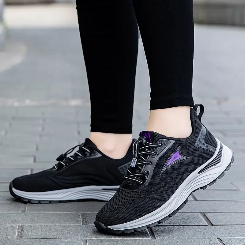 Женская повседневная спортивная обувь дышащие легкие кроссовки Нескользящие