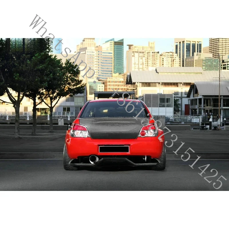 Фото Подходит для Impreza STI (7-го/8-го/9-го поколений) — задний спойлер и основание спойлера в стиле Voltex из углеродного волокна №3