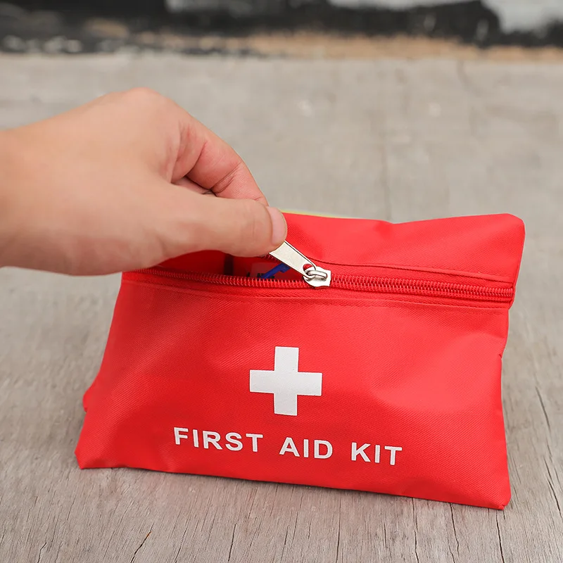 

First Aid Bag Outdoor Sports Camping Pill Bag Home mini Medical Emergency bag Survival First Aid Kit Bag 20x14cm