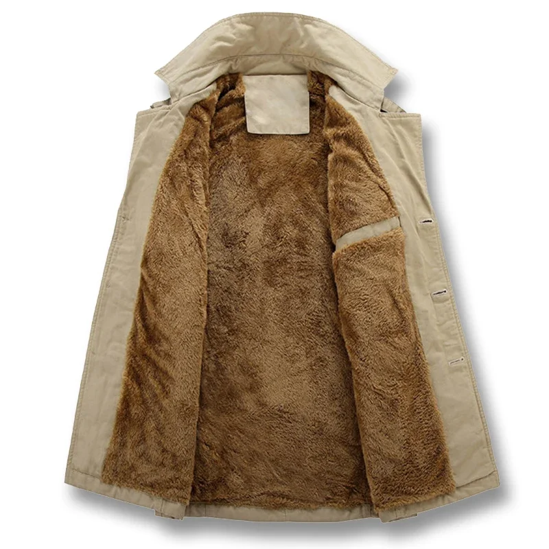 ISurvivor 2022 Мужские Зимние флисовые толстые куртки и пальто мужские повседневные