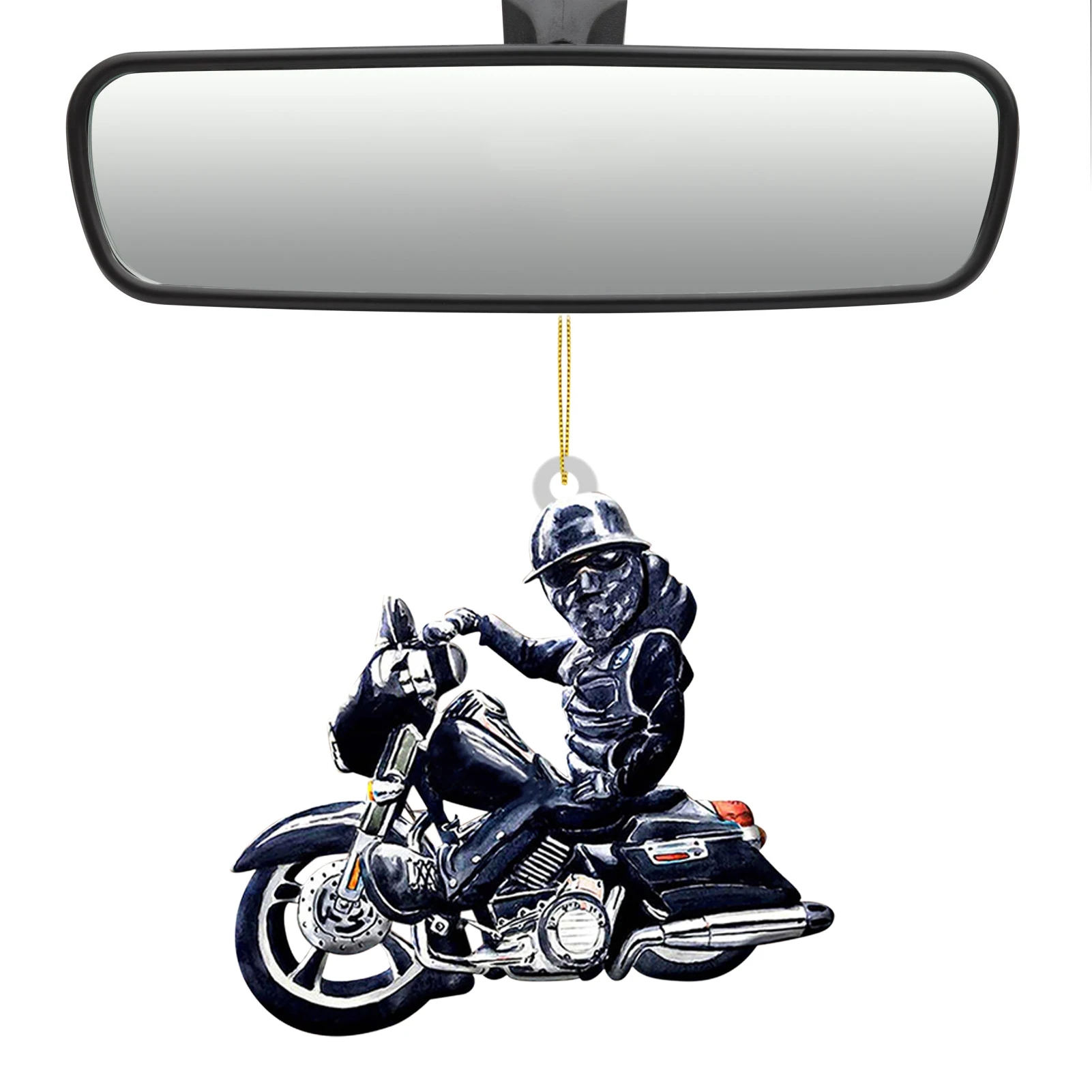 

Украшение для автомобиля «карликовый зомби», подвески для автомобильного зеркала заднего вида, украшение на Хэллоуин, страшные фигурки, интерьер автомобиля