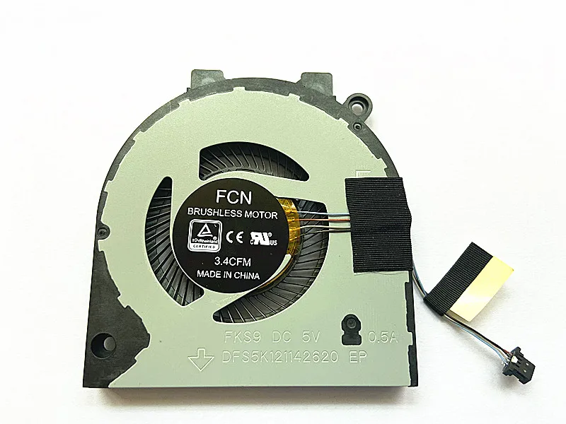 

NEW CPU Cooling Cooler Fan for DELL Inspiron 5580 5581 5585 5482 5488 P93G 5481 8W6DJ 0G0D3G DFS5K121142620 FKS9 023.100DJ.0011