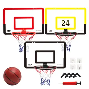 55% Discounts Hot! Home Dormitory Door Wall Mounted Mini Basketball Hoop  Net with Ball Pump Wrench - AliExpress