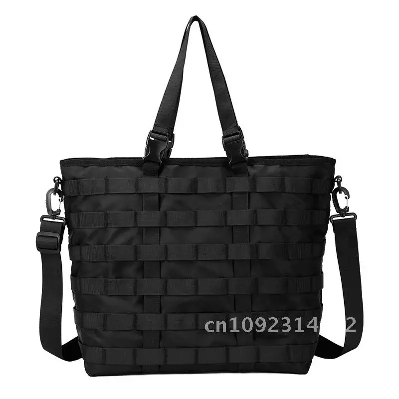 Большая сумка из натуральной кожи мужская роскошная парусиновая тканевая сумки