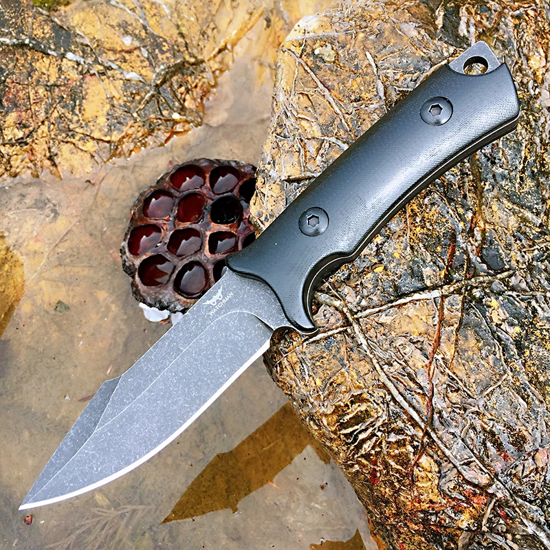 

Watchman knife WF209 full-Tang outdoor survival Fixed Blade Straight knife, fishing, barbecue knife, outdoor survival knife