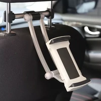 aluminum back seat headrest tablet phone car holder 5 5 13 inch phone tablet mount tablet stand for ipad air pro 12 9 iphone x 8