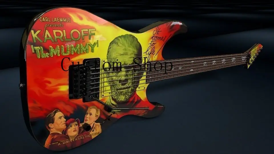 Custom kirk Hammett LTD KH-3 Karloff электрическая гитара для мамы выполненная по
