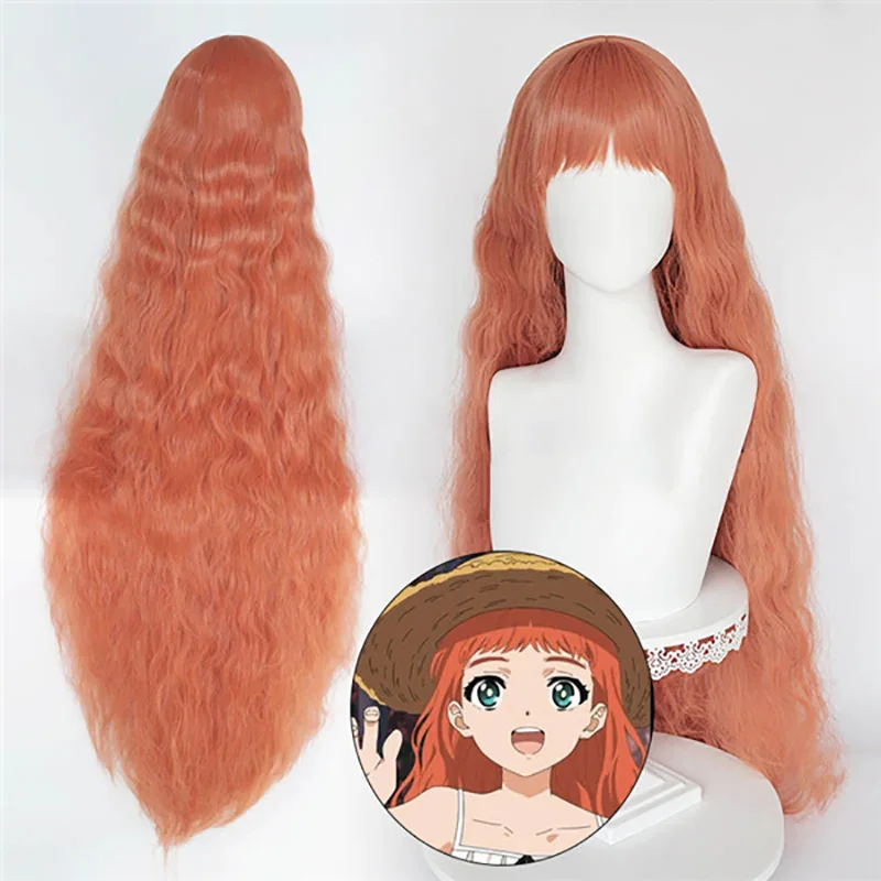 

Frill Wig Wonder Egg Priority Cosplay Women 120cm Long Orange Wig Cosplay Anime Cosplay Wigs Heat Resistant Synthetic Wigs Hair